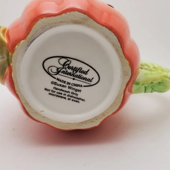 Susan Winget Halloween Pumpkin Mug Jack o Lantern Holiday - Picture 7 of 7